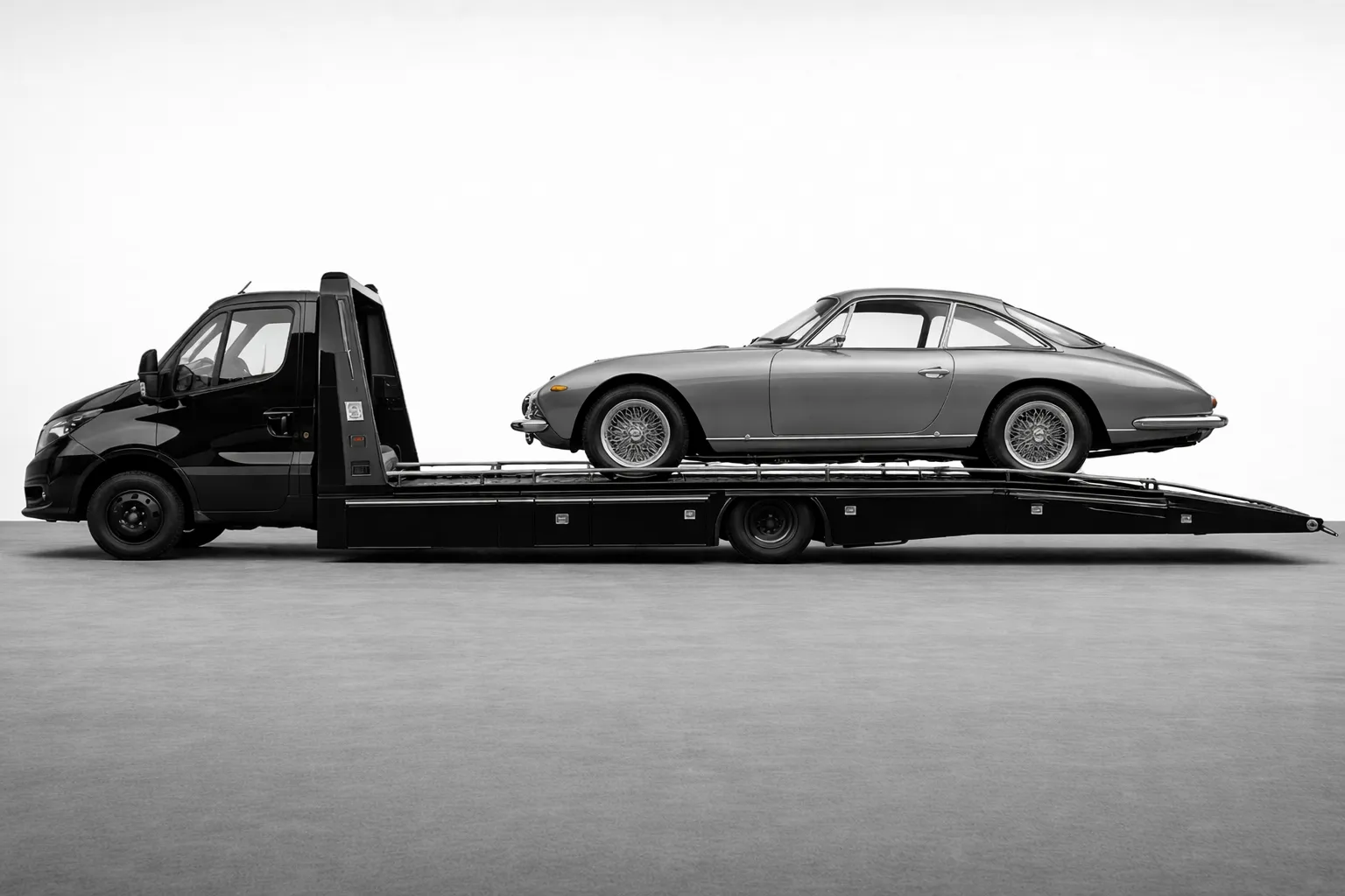 Klassieke Porsche tijdens transport door WeMoveCars