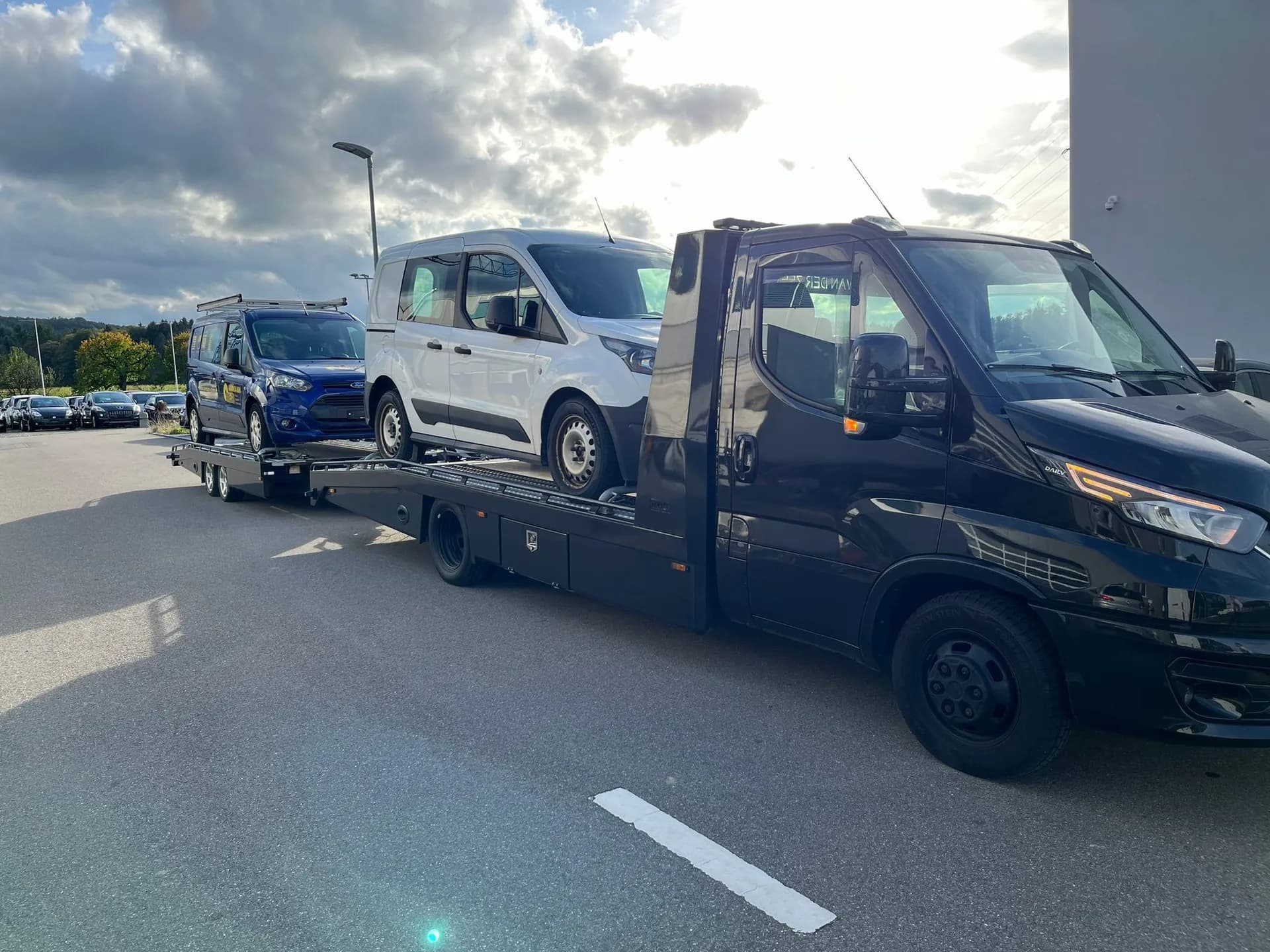 Autotransport naar Spanje, onderweg in Frankrijk