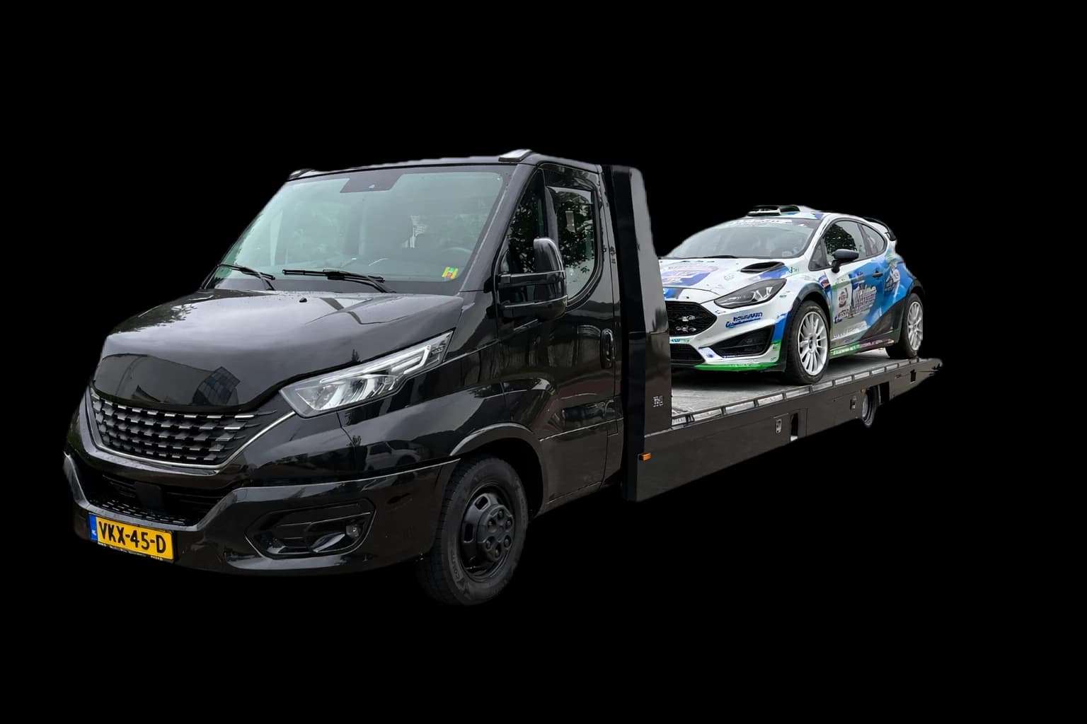 WeMoveCars rally transport, onderweg in Europa